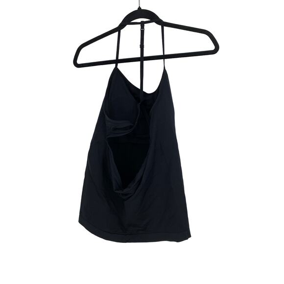 Fabletics Mandy Seamless Tank Top Womens Sz XL Black T-Back NEW - Picture 5 of 5